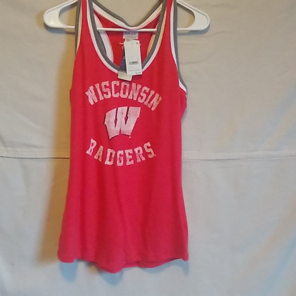 Women's Retro Wisconsin Badgers Tank Top